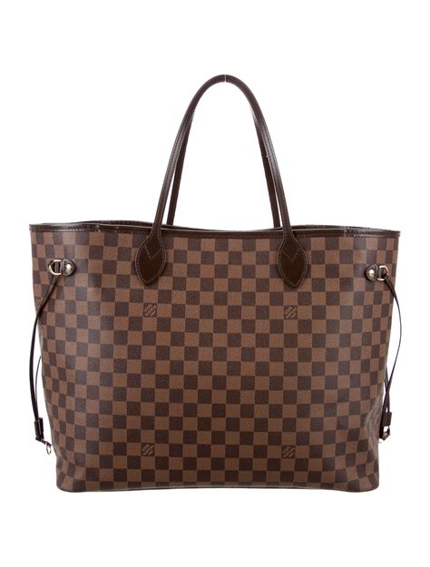 authentic lv neverfull damier ebene|Damier Ebene geronimos.